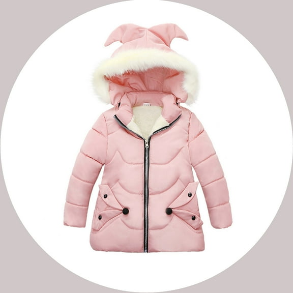 Baby Boys Winter Coat,Toddler Puffer Coat Cute -Shaped Hooded Jackets with Pockets Long Sleeve Light Winter Coats 1-2 Years