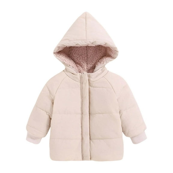 Baby Boys Winter Coat with Hoods Thicken Windproof Zipper Warm Puffer Coat Clothes 6-9 Months