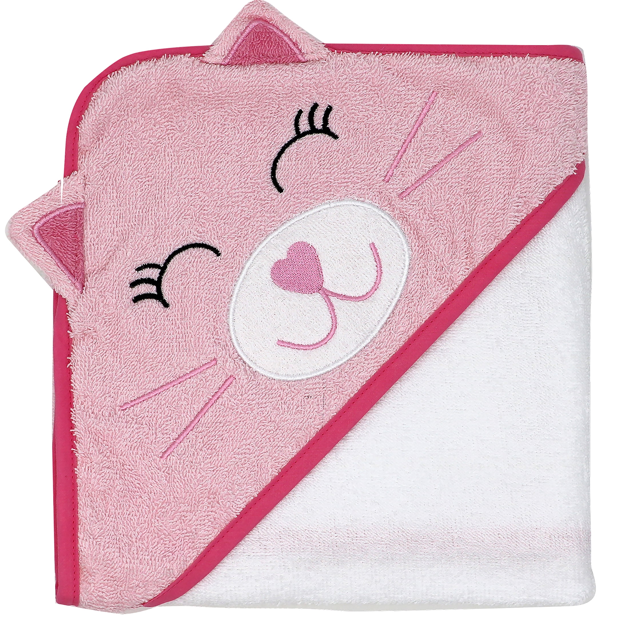 Baby Boys and Girls Cat Hooded Bath Towel