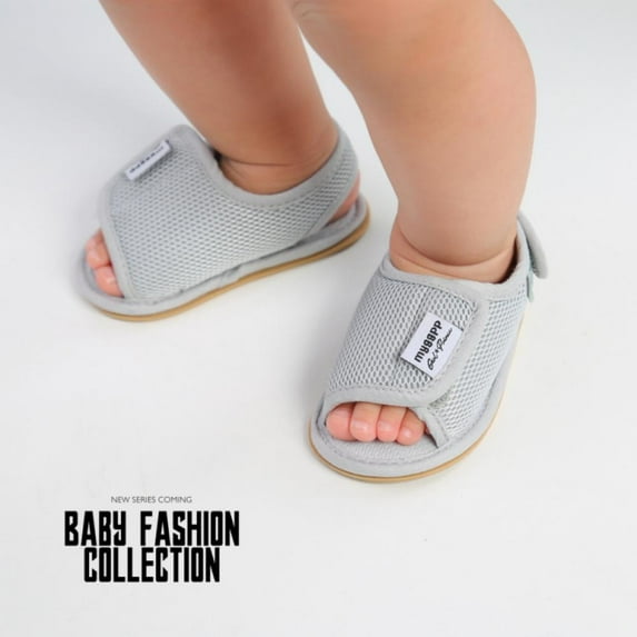 Baby Boys and Girls Sandals Infant Summer Outdoor Shoes Closed-Toe Anti-Slip Toddler First Walker Shoes