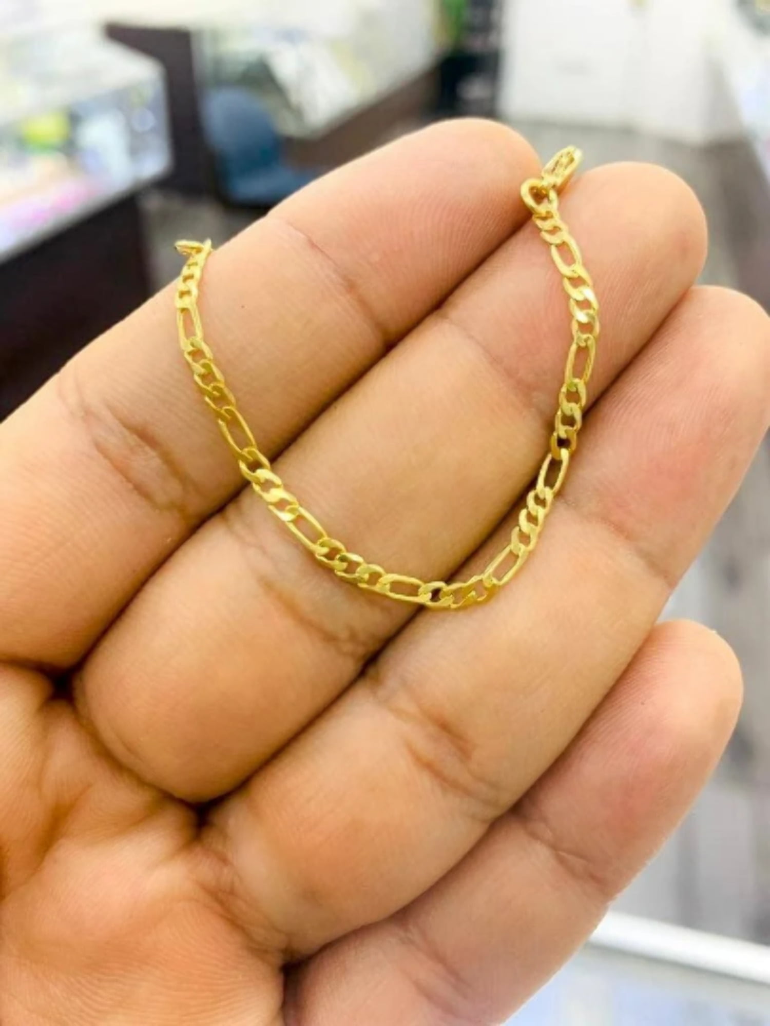 Baby Bracelet Girls Boy Jewelry Toddler Figaro 14K Gold Filled Pulsera 5.5"