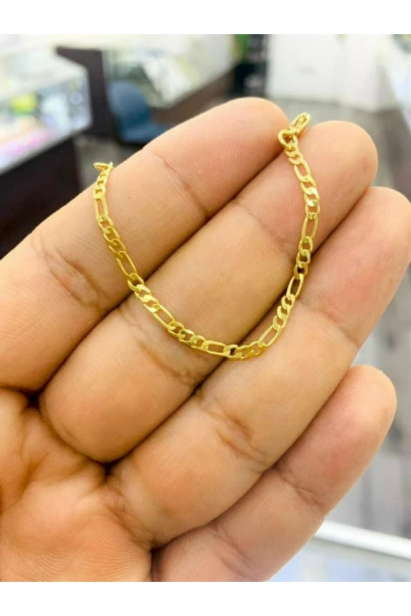 Baby Bracelet Girls Boy Jewelry Toddler Figaro 14K Gold Filled Pulsera 5.5"