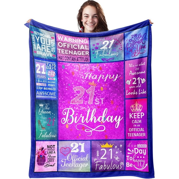 13 Year Old Girl Gift Ideas, Gifts for 13 Year Old Girl, 13th Birthday Gifts for Girls, Teen Girl Gifts 13 Years Old, Gift for 13 Year Old Girl, 13 Year Old Girl Birthday Blankets 60" X 50"