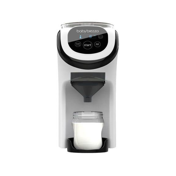 Baby Brezza Formula Pro Mini Baby Formula Mixer Machine Fits Small Spaces and is Portable for Travel Bottle Makers Makes The Perfect Bottle for Your Infant On The Go, White
