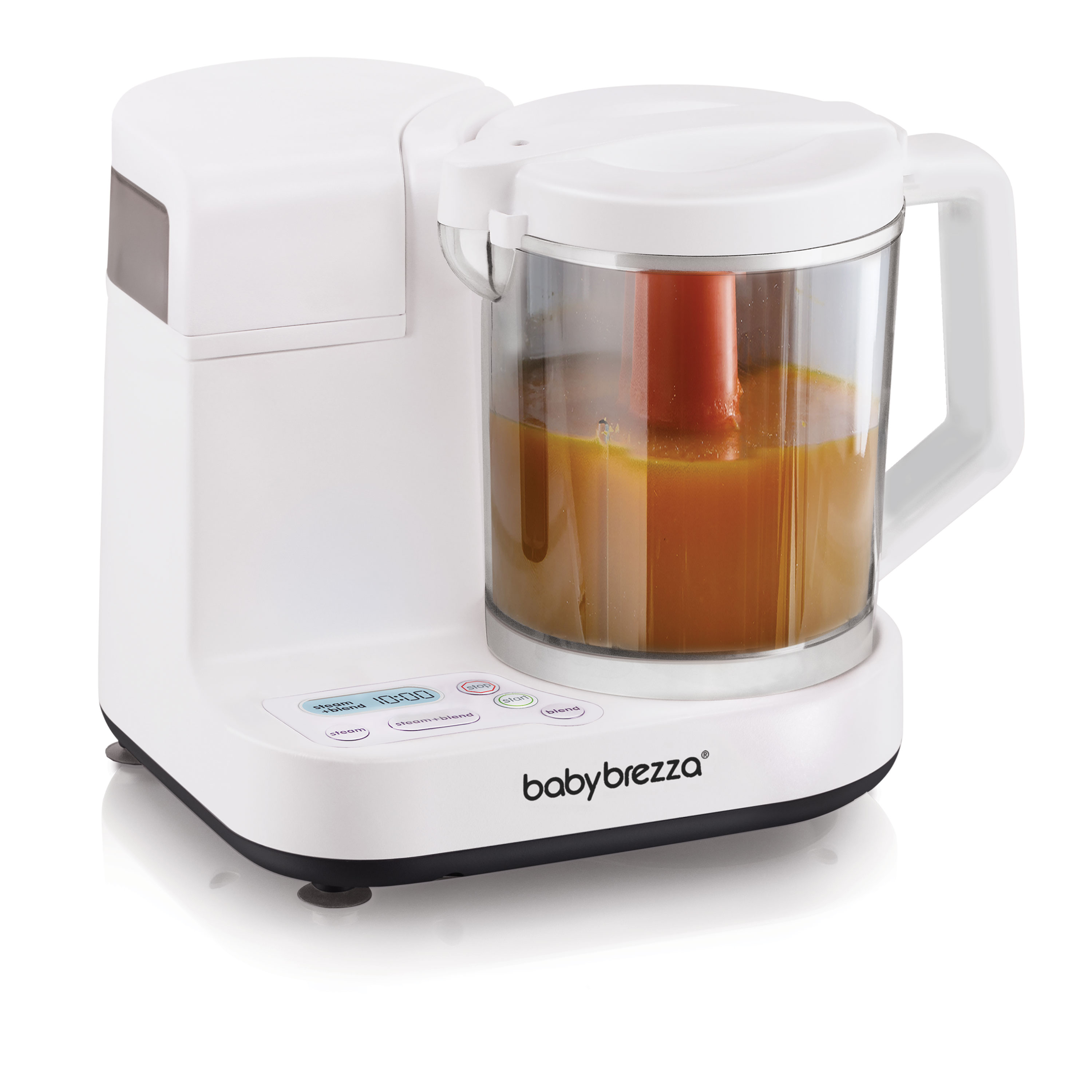 Baby Brezza Glass Baby Food Maker Cooker and Blender to Steams in Glass Bowl - 4 Cup Capacity Glass Food Maker - image 1 of 6