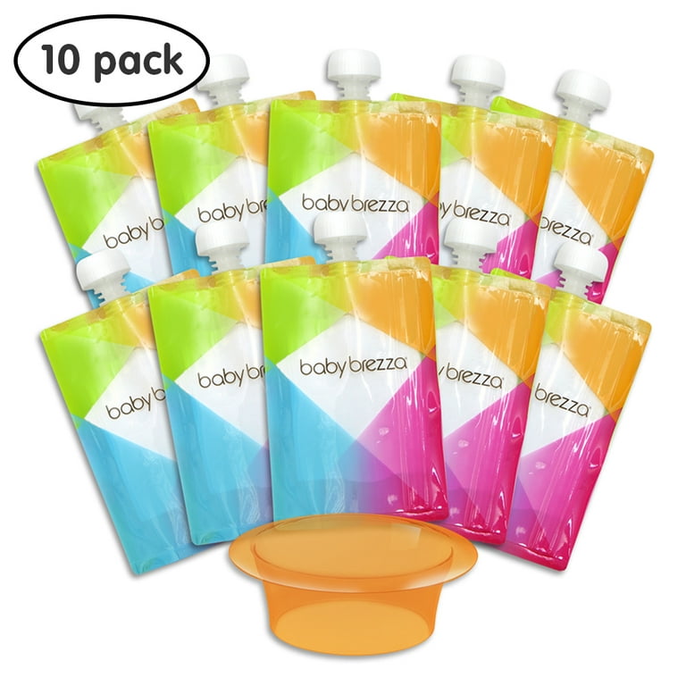 Carevas Refillable Baby Food Pouches Homemade Baby Food Storage