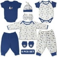 thumbnail image 1 of Baby Bright Newborn Essentials Must Have Clothes for Baby Boy, Outfit Gifts for Infant, Baby Shower Gift, 8-Pieces, Size 0-3 Months, 1 of 9