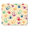 thumbnail image 1 of Baby Bright and Colorful Family Hand Paint Pattern Abstract Mousepad Mouse Pad Mouse Mat 9x10 inch, 1 of 3