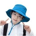 thumbnail image 1 of Baby Bucket Hat 12-24 Months Sun Hat with Solar Fan for Children Outdoor Wide Brims Bucket Hat Sun Protection Fishing Beach Hat with Fan for Boy Girl, 1 of 4