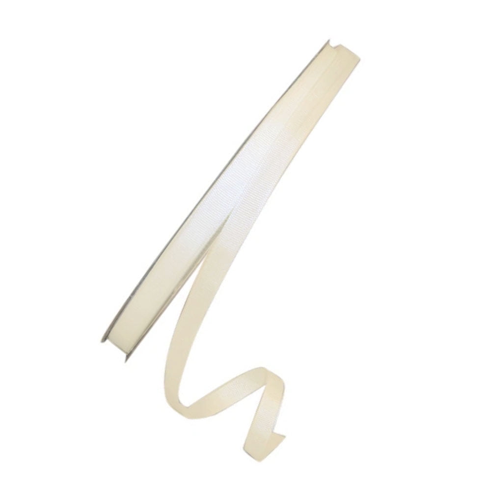 Baby Buddy Polypropylene Grosgrain Ribbon, 0.375in x 100 Yards, Cream ...