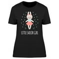 thumbnail image 1 of Baby Bunny With Red Skirt T-Shirt Women -Image by Shutterstock, Female Large, 1 of 2