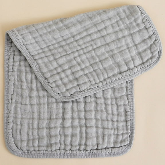 Baby Burp Cloths Large 6-Layer Soft Absorbent Towel Set for Feeding and Mess- Clean-Up