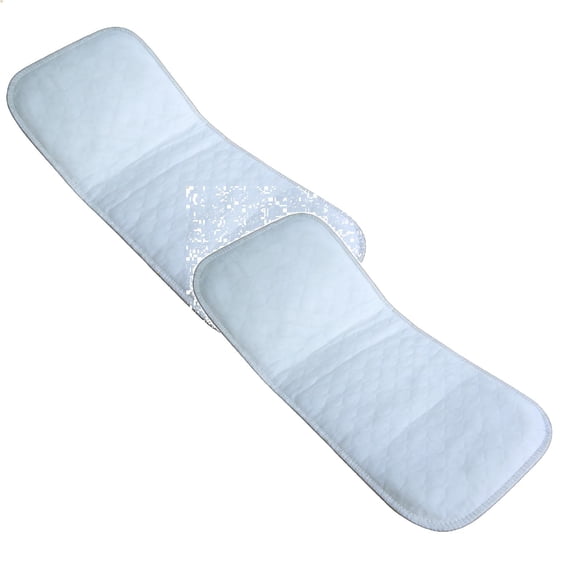 Baby Burp Cloths (Pack of 1) - Large 18" x 7" Muslin Cotton Burp Rags - Soft, Thick & Absorbent - Reusable Drool Rags for Newborns, Toddlers, Boys & Girls