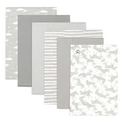 BUBLO BABY Baby Burp Cloths for Boys and Girls - 6 Pack Large 100% Cotton - Double Layered Extra Absorbent Burp Rags