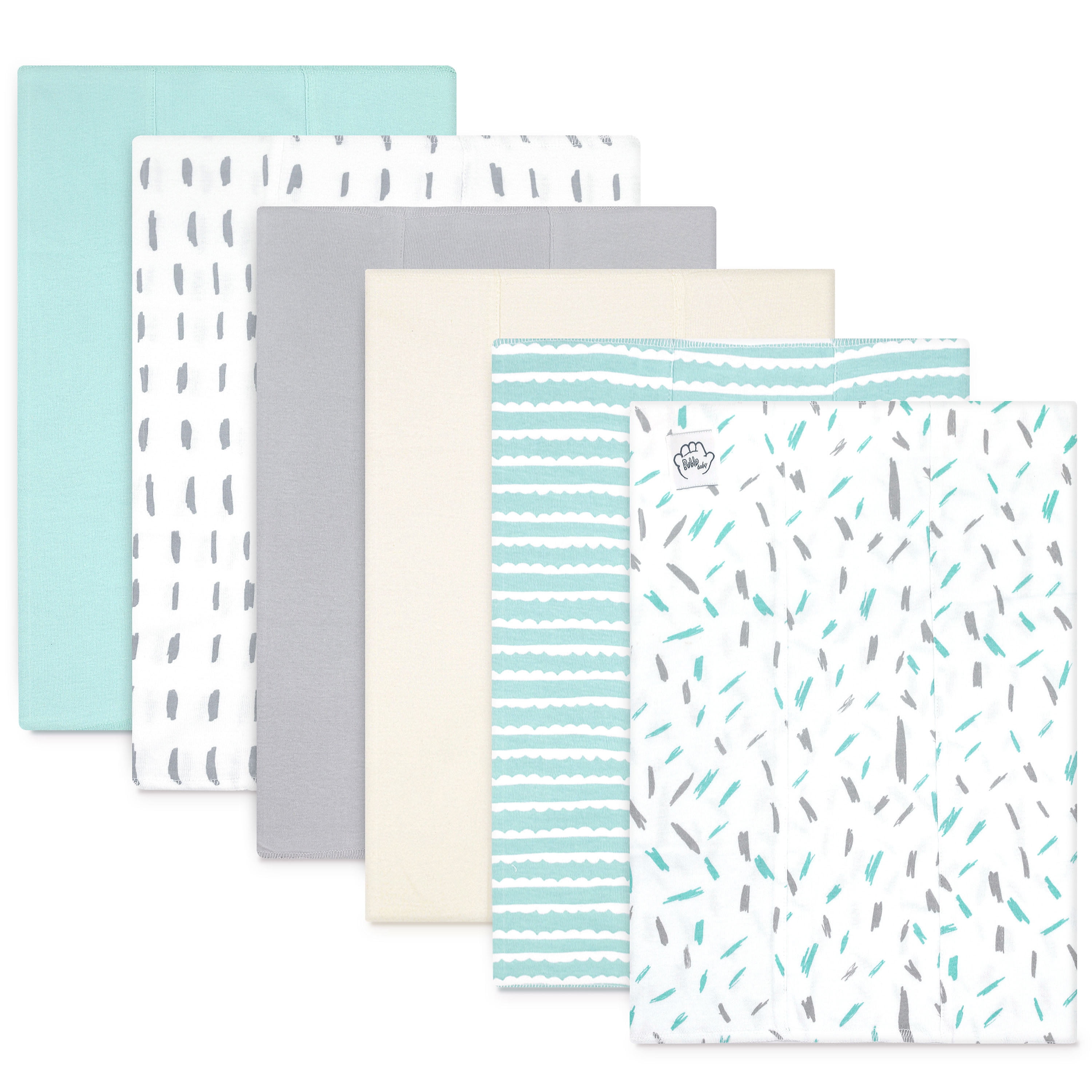 Baby Burp Cloths for Boys and Girls 7 Pack Large 100 Cotton Double