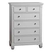 Baby Cache Glendale 6 Drawer Chest in Pure White
