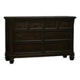 thumbnail image 1 of Baby Cache Glendale 6-Drawer Traditional Wood Dresser in Charcoal Brown, 1 of 2