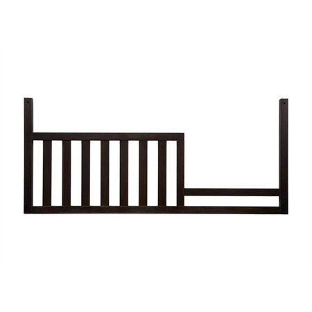 Baby Cache Glendale Toddler Guard Rail in Charcoal Brown