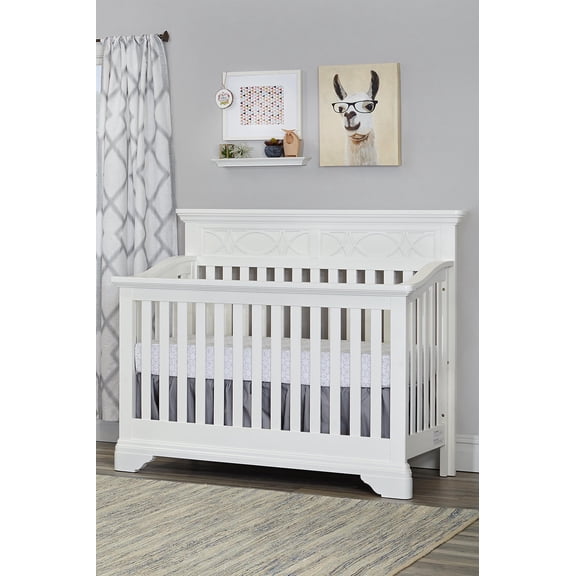 Suite Bebe Haven Hill 4-in-1 Convertible Crib White Lace