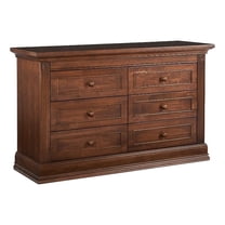 Baby Cache Montana 6 Drawer Dresser in Brown Sugar