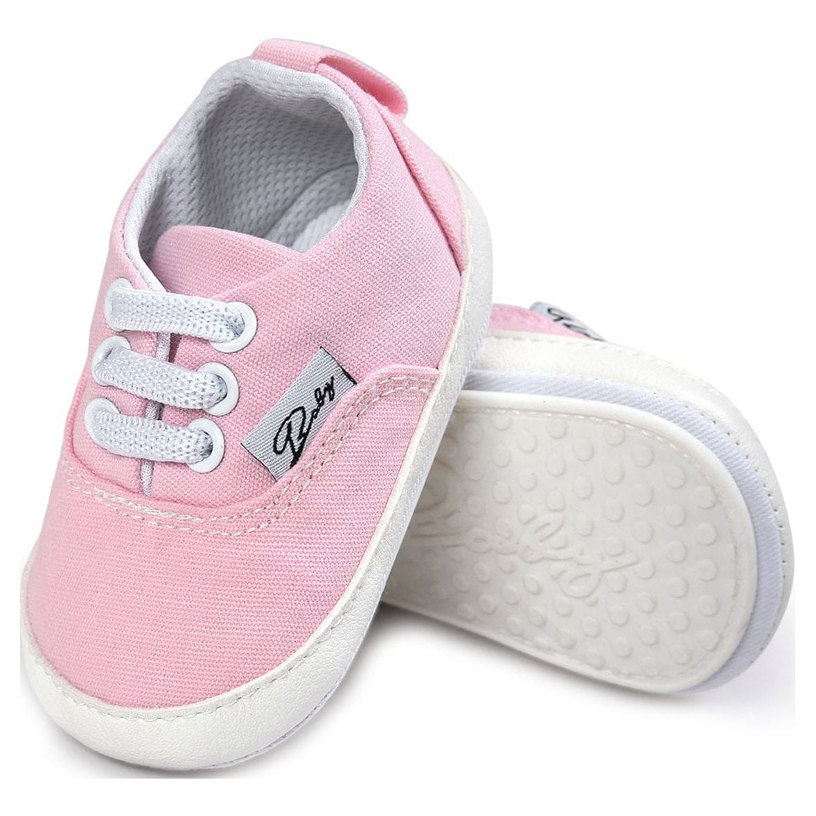 Baby Canvas Shoes Infant Girls Boys Sneakers Toddler First Walkers Slip