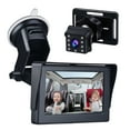 Baby Car Mirror 1080P 4.3 Inch Baby Car Camera Night Vision Safety Car
