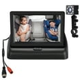 thumbnail image 1 of Baby Car Mirror,4.3" HD Night Vision Safety Car Seat Mirror for Rear Facing,1080P Camera Mirror with Wide Clear View,Shatterproof & Easy Assembled Crash Tested, 1 of 5