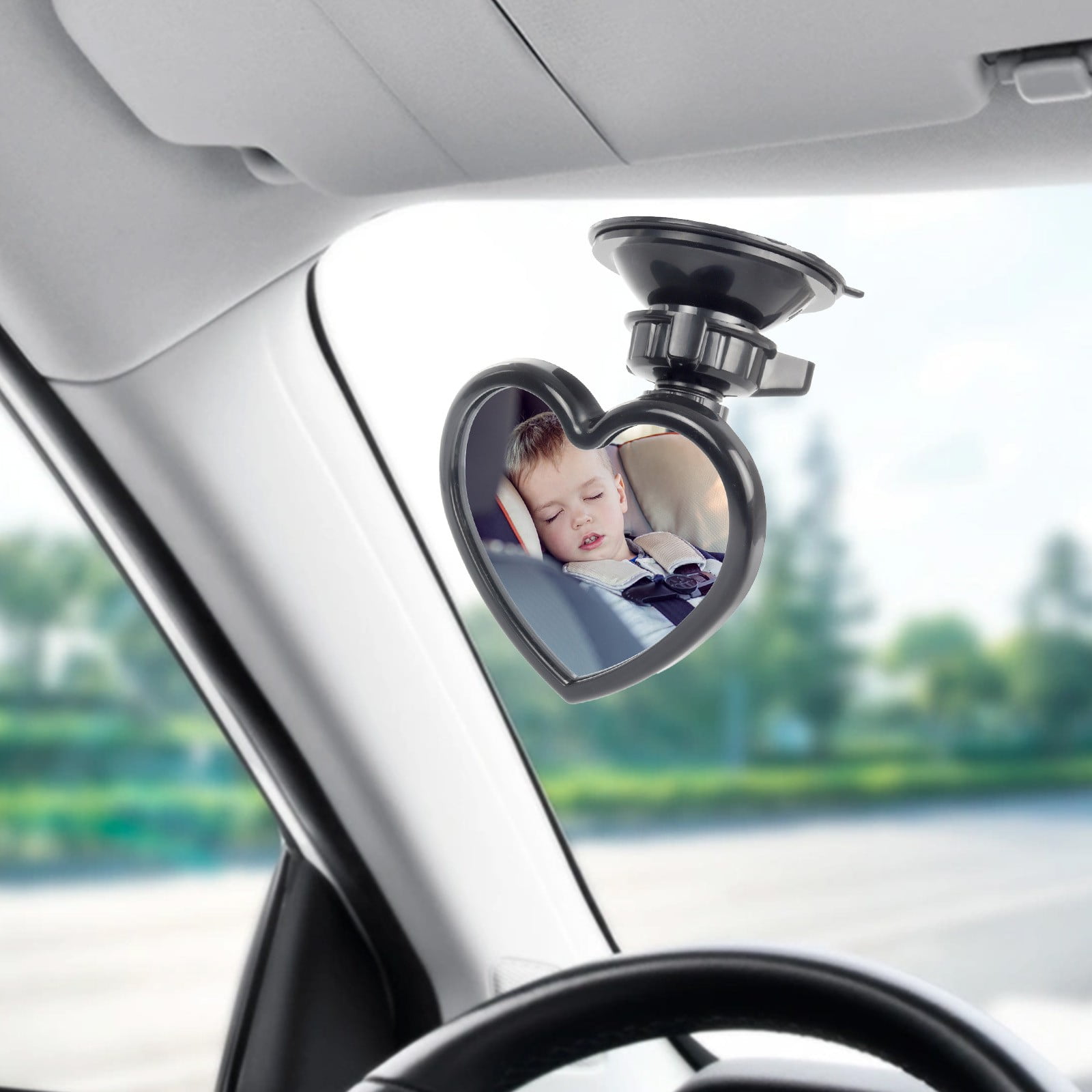 Baby Car Mirror For Rear-Facing Seats – Adjustable, Shatterproof & Easy To Install For Safer Rides