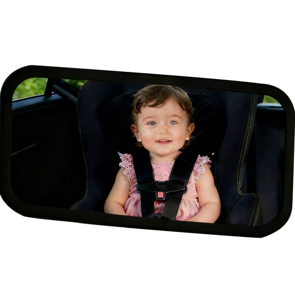 Baby Car Mirror for Rear Facing Seat, Shatterproof Safe Observation Mirror for Toddler & Infant, Adjustable Headrest Backseat Mirror for Parents, Child Safety Travel Assistant