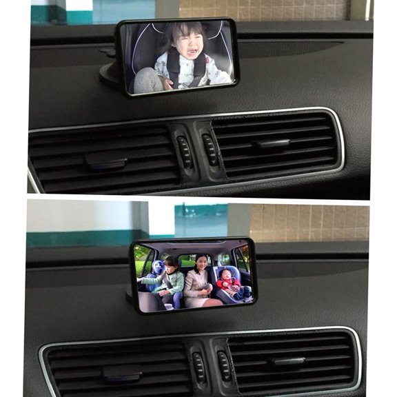 Baby Car Mirror Rear View Mirror Wide View Suction Cup Mirror