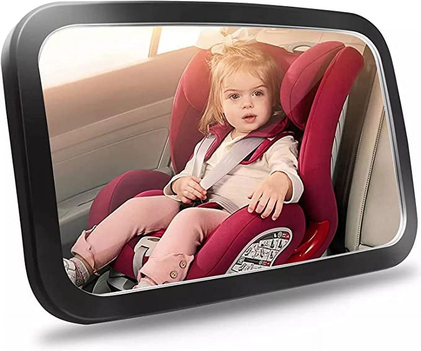Baby Car Mirror Shatterproof Safely Monitor Infant Child in Rear Facing Seat Crash Test Rear