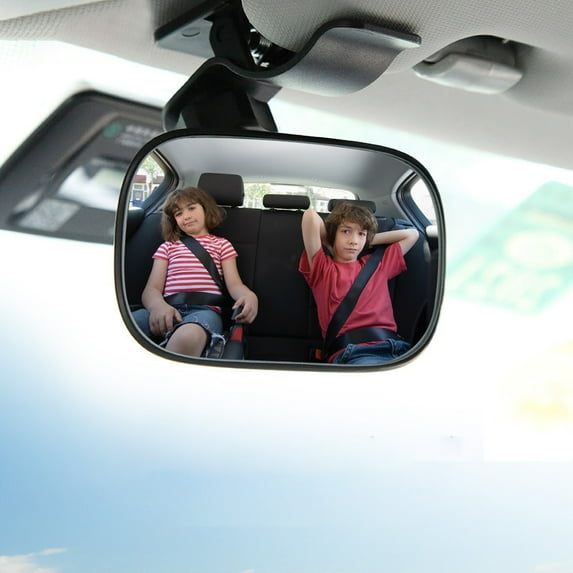 Baby Car Rearview Mirror, Wide Angle and Shatterproof Back Seat Mirror for Infant Observation, 360° Adjustable Baby Safety Mirror with Strong Clip for Cars, SUVs, Vans, Trucks