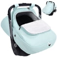 thumbnail image 1 of Baby Car Seat Cover, Caveen Windproof Car Seat Canopy for Winter, Blue, 1 of 8