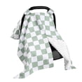 thumbnail image 1 of Baby Car Seat Cover, Minky Warm Winter Car Seat Covers for Babies, Peekaboo Opening Infant Car Seat Cover, Nursing Cover Carseat Canopy, 1 of 5