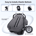 thumbnail image 1 of Baby Car Seat Cover, Cold Shield Carseat Canopy for Infant, with Zipper Peeping Window, Enlarge Space, 1 of 7