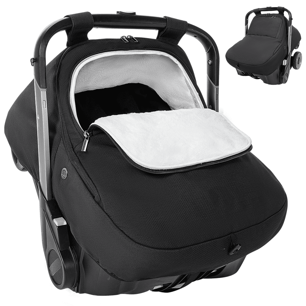 Walmart Deals of Walmart Black Friday Deals 2025 - Baby Car Seat Cover, Caveen Windproof Car Seat Canopy for Winter, Black