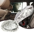 thumbnail image 1 of Baby Car Seat Sun Shade Cover Reflective Silver, Stretchable Infant Seat Protector Against UV Heat and Stains, Keeps Child’s Car Seat Cool in Sedan SUV During Summer Parking, 1 of 8