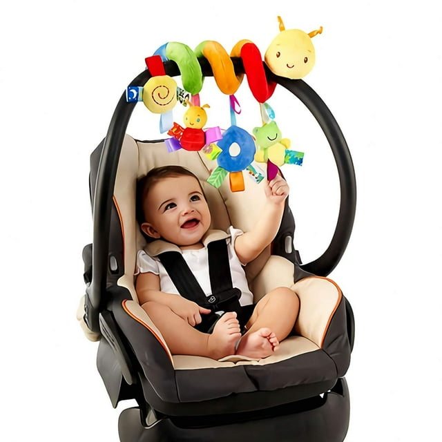 Baby Car Seat Toy,Spiral Car Seat Toy Babies Infant Toys for Car Seat