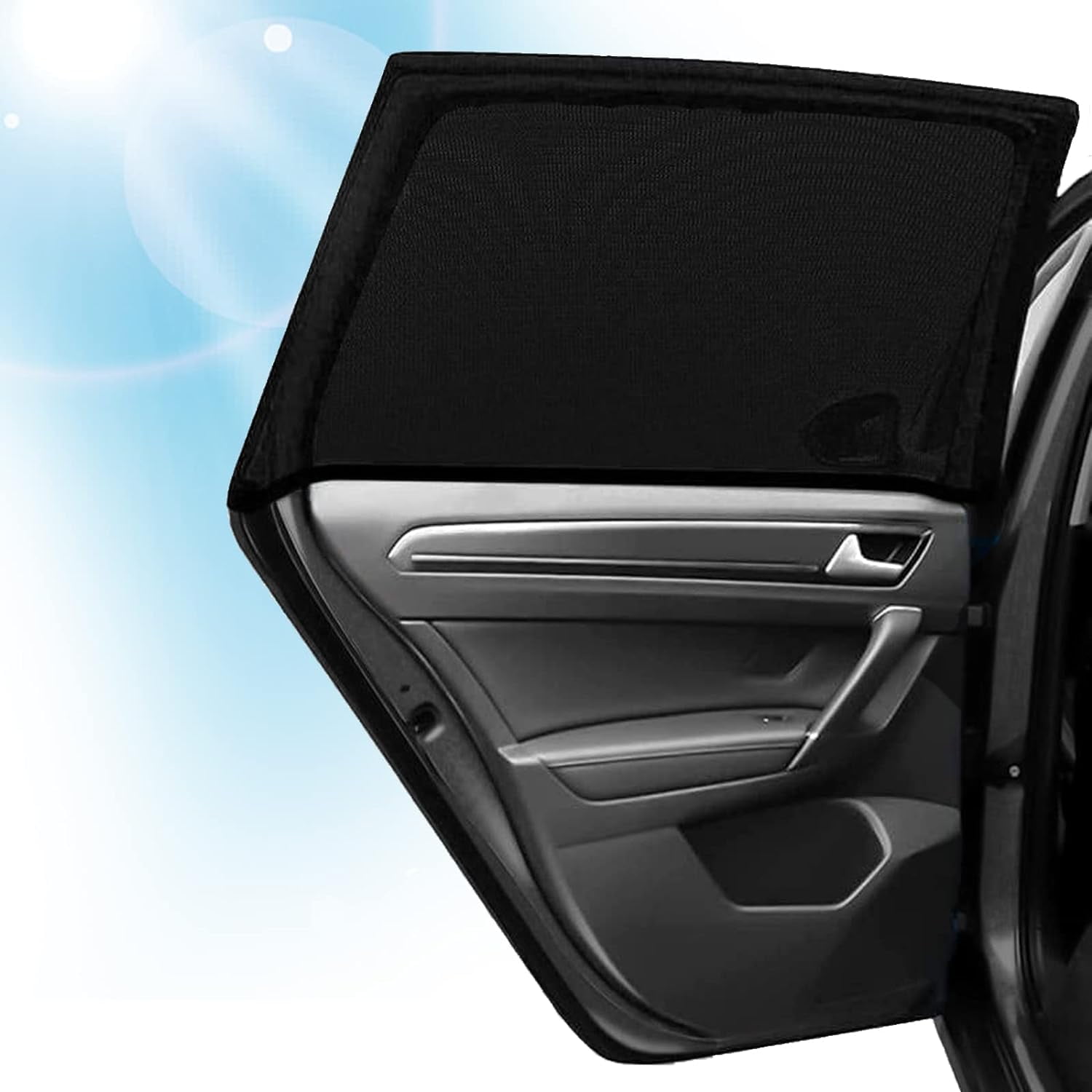 Baby Car Sun Shade, 2 Pieces Car Sun Sock, Sun Shade Sock, Block UV