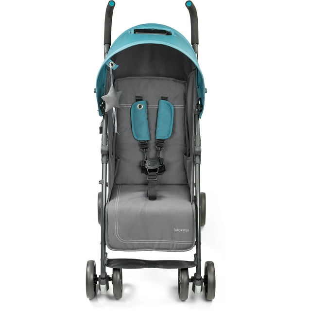 Baby Cargo Series 50 Bundle Stroller and BONUS Diaper Bag; Charcoal/Teal