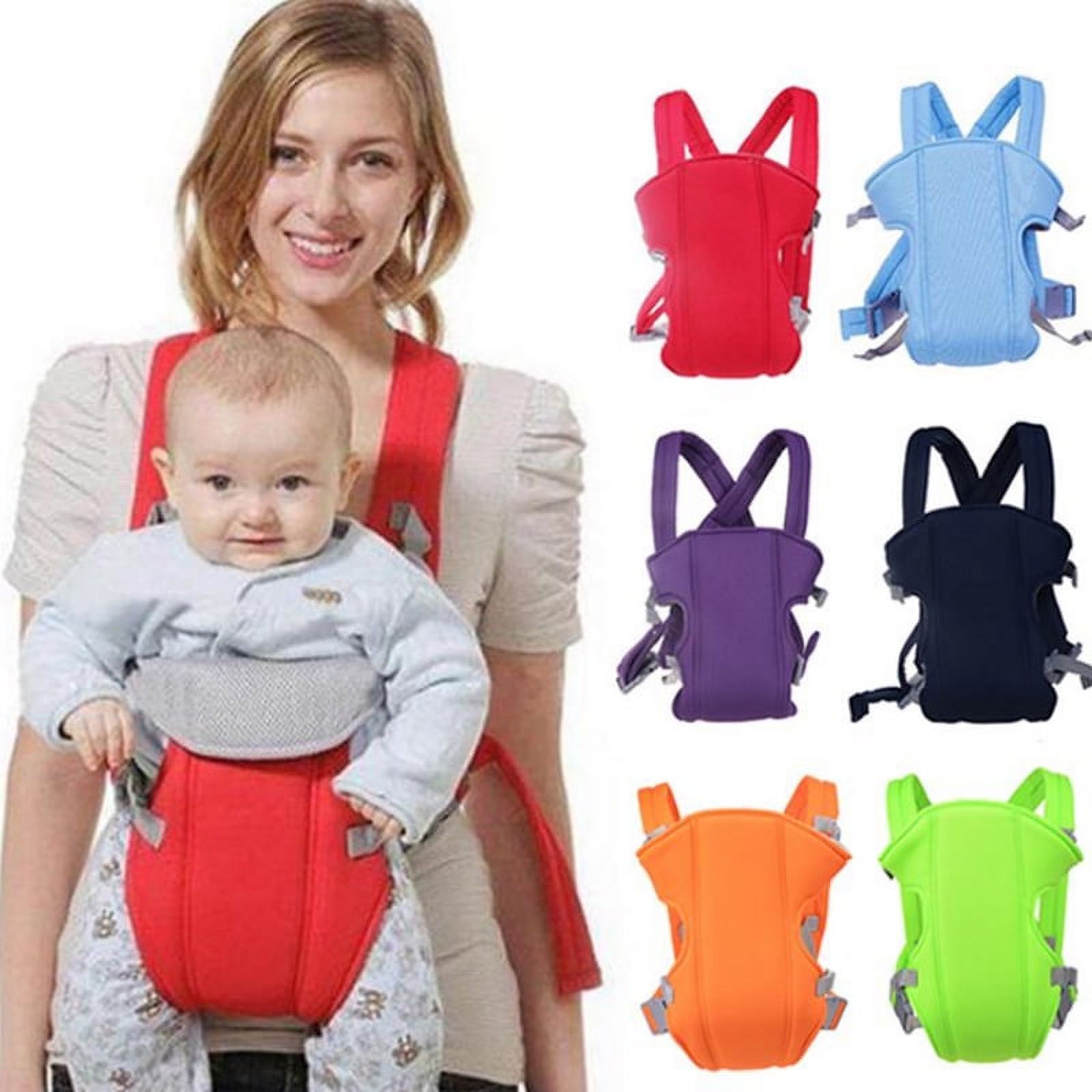 Baby Carrier 3in1 Convertible Ergonomic Baby Wrap Carrier, Breathable