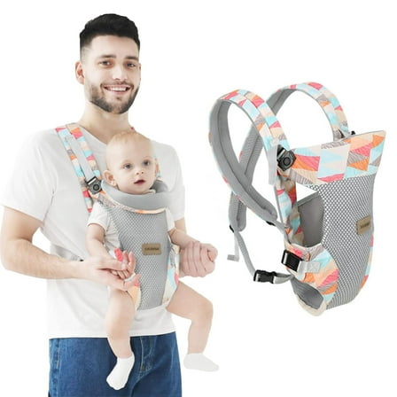Baby Carrier, Embrace Cozy 4-in-1 Infant Carrier Ergonomic Adjustable Holder Portable Convertible Front and Back Backpack Carry for Infants Toddlers Babies Girl and Boy 7-45 lb
