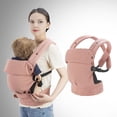 thumbnail image 1 of Baby Carrier - Ergonomic, Cozy and Lightweight Carrier for 7-42lbs, Effortless to Put On, Ideal for Hands-Free Parenting,multifunctional children's baby carrying tool, 1 of 5