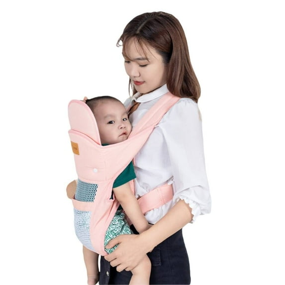Baby Carrier with Hip seat,4 Season/ All Seasons,Ergonomic, convertible, Adjustable Baby Holder Carrier 3-in-1 Ergonomic Infant Carrier Soft Baby Holder 3 to 36 Months