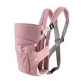 thumbnail image 1 of Baby Carrier Infant Carrier Ergonomic Baby Carrier Backpack,Breathable Front Back Carrying Wrap Seat for Newborn Toddlers up to 33 lbs,Pink, 1 of 5