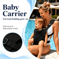 thumbnail image 1 of Baby Carrier for Infants & Toddlers – Ergonomic Lightweight Harness, Adjustable for Dad & Mom, Perfect for Pool Beach Hiking Travel, Quick-Dry & Waterproof, 1 of 6