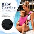 thumbnail image 1 of Baby Carrier for Infants & Toddlers – Ergonomic Lightweight Harness, Adjustable for Dad & Mom, Perfect for Pool Beach Hiking Travel, Quick-Dry & Waterproof, 1 of 5