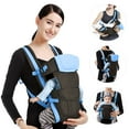 Baby Carrier Inlife 4 in 1 Multifunctional Front & Hip Carrier, Blue