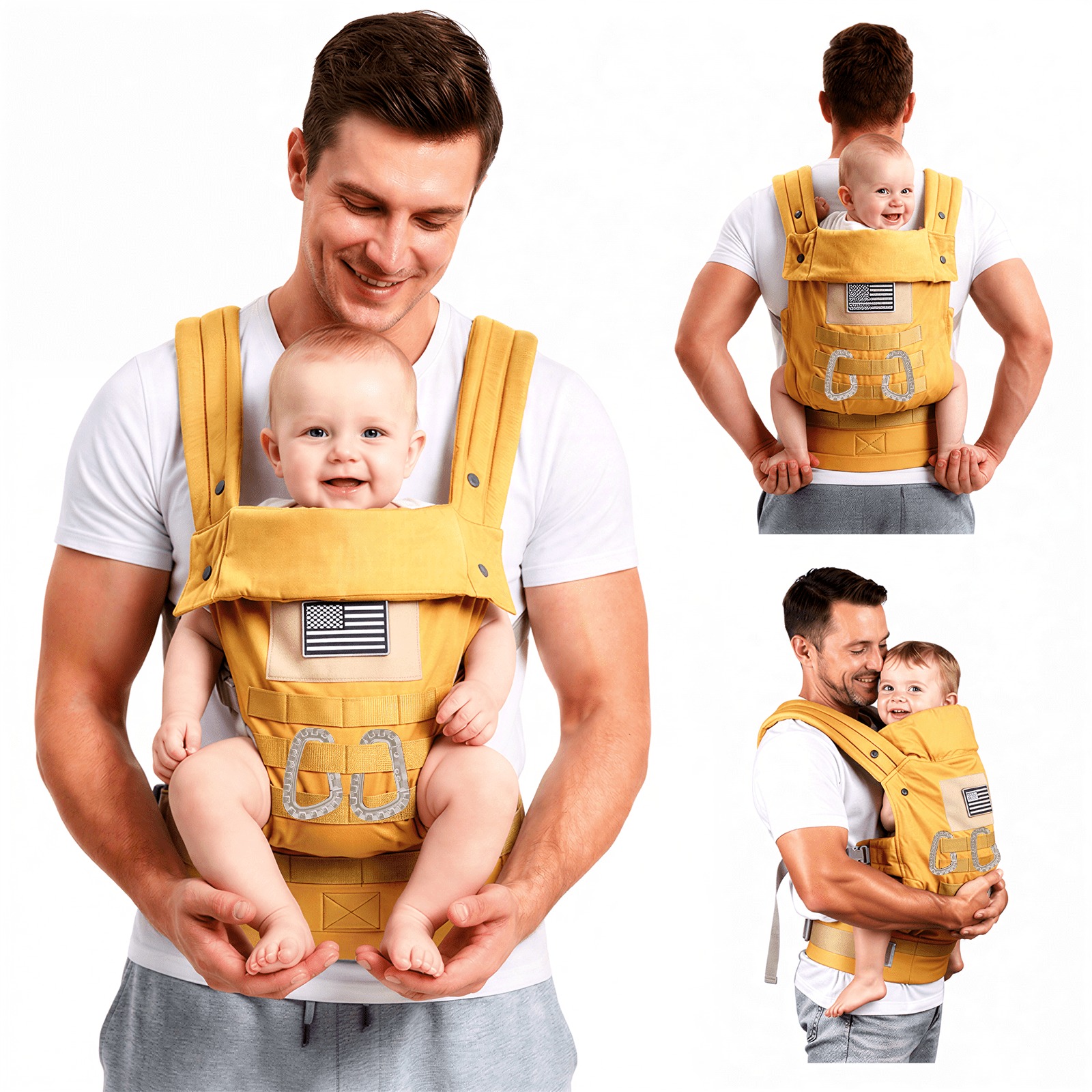 Baby Carrier with Lumbar Support