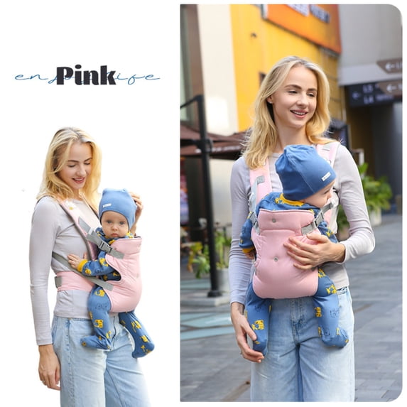 Baby Carrier Newborn to Toddler - Newborn Carrier, 3 Ergonomic Positions (Front in/Front Out/Back), “M”-Position Baby Carriers with Adjustable Seat (7-35 lbs)